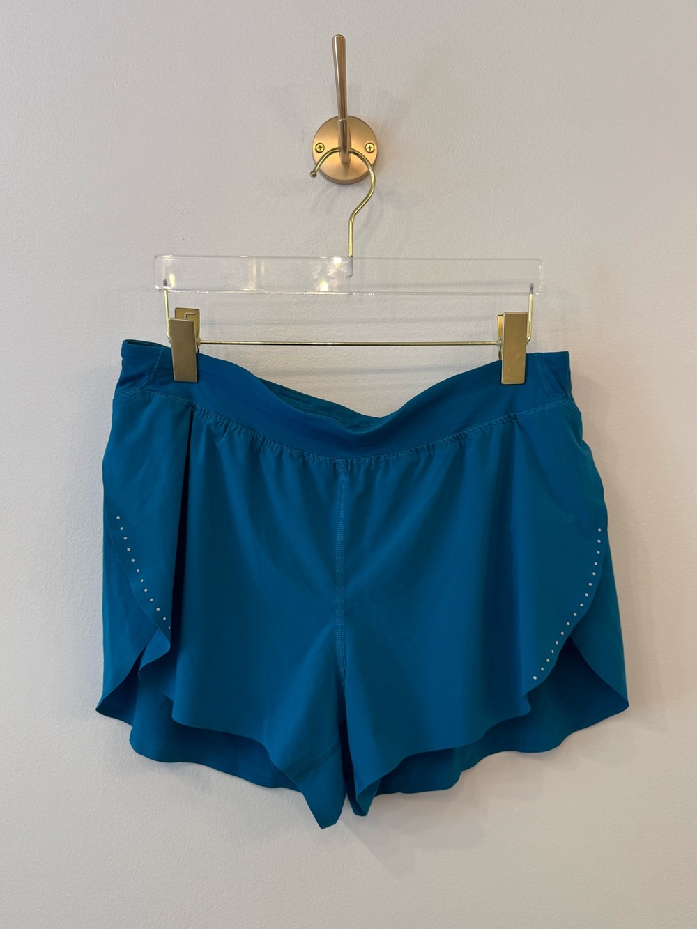 Lululemon Fast and Free High-Rise Classic-Fit Split Short 3" - Hawaiian Blue